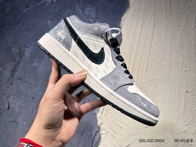 New product launch real shot Nike Air Jordan 1 Aj1 Qiao Yi mid-top casual sneak