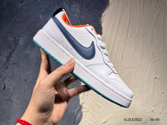 Nike Court Borough Low 2 Gs Air Force Low-top versatile breathable casual sport