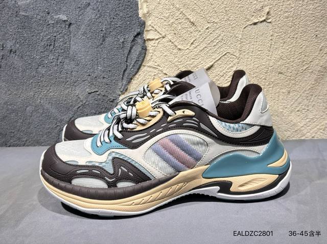 Gucci Distressed Screener Sneaker Gucci classic dirty shoes prototype retro vers