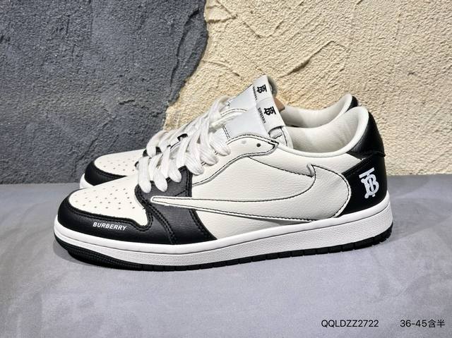Travis Scott x Fragment Design x Air Jordan Aj1 Low Og Sp three-party joint ligh