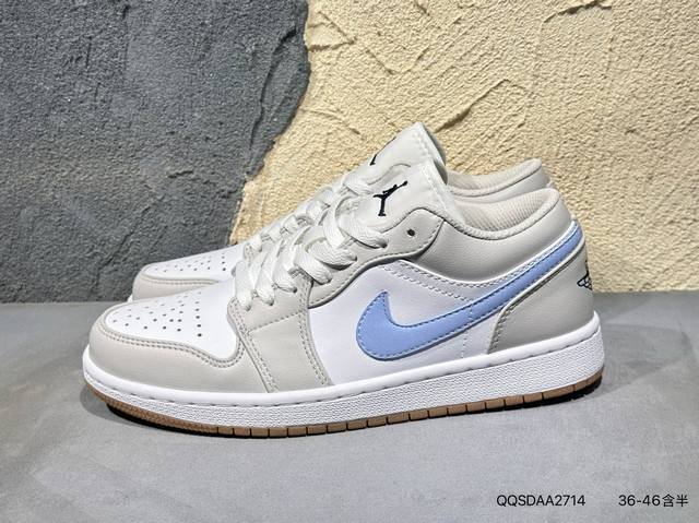 New product launch real shot Air Jordan 1 Low Blue Lemon Aj1 Jordan 1 Aj1 Joe 1