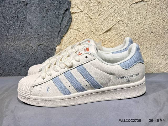 New product launch real shot Adidas Originals Superstar co-branded shell head o