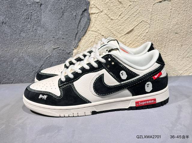 New product launch real shot Nk Dunk Low Retro "Diy high-end customization" low