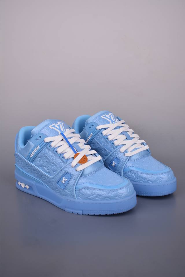 Louis Vuitton Lv Trainer low-top casual sneakers, pure original level high-end r