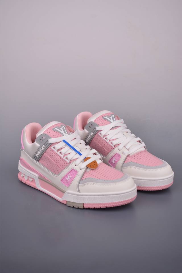 Louis Vuitton Lv Trainer low-top casual sneakers, pure original level DDD, high-