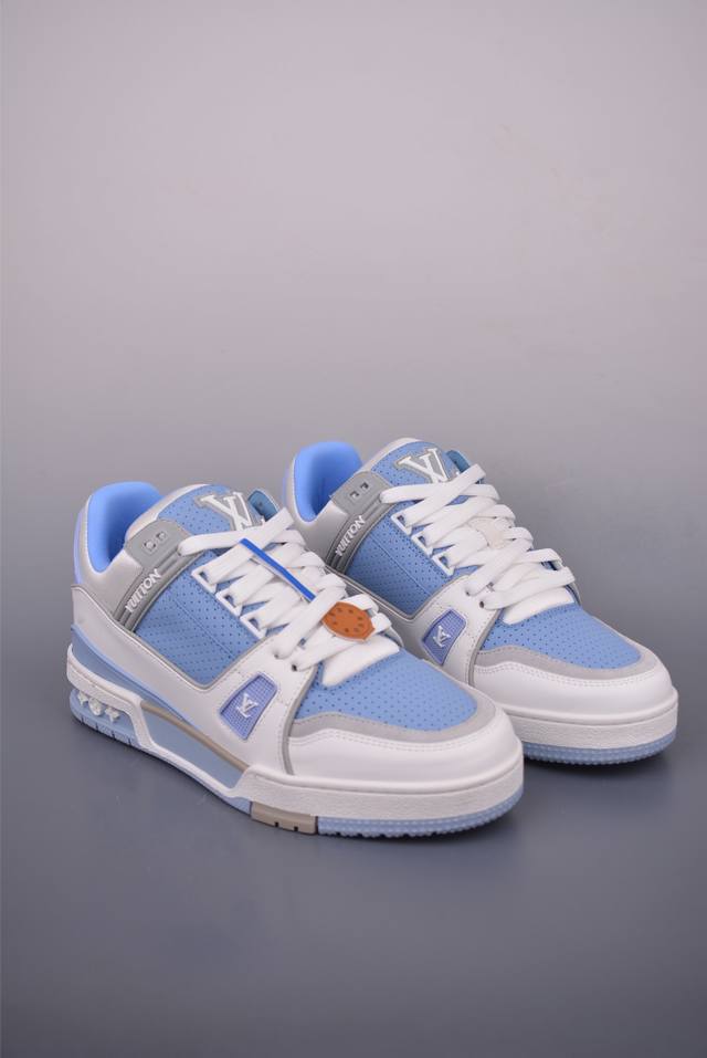 Louis Vuitton Lv Trainer low-top casual sneakers, pure original level high-end r