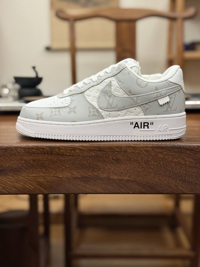 Louisvuittonxnike Air Force 1 Low low-top lace-up sneakers Lv joint Air Force On