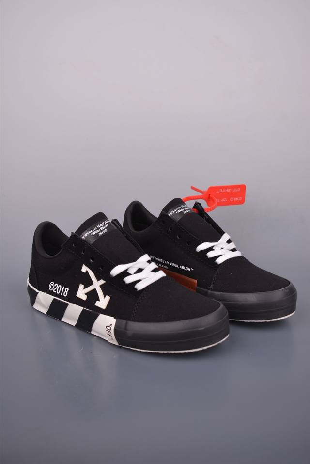Off-White Vulcanised Low-Top High-end product, fashionable low-top original shoe