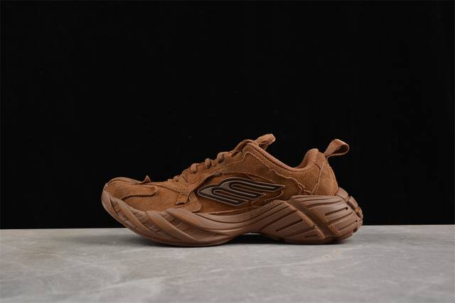 Balenciaga Monday Balenciaga cowhide round toe lace-up low-top casual shoes Wmns