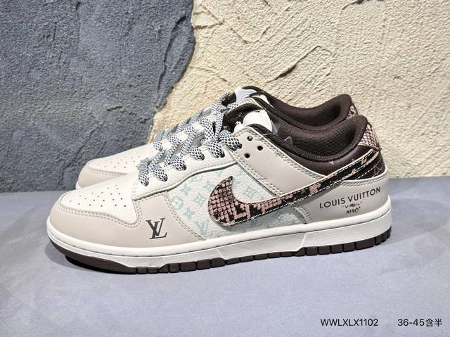 Nk Sb Dunk low-top casual sneakers#Customized leather, original last, original c