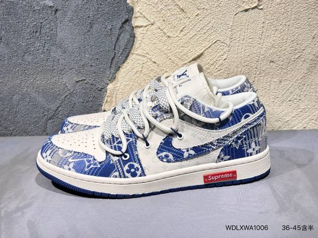 Nike Dunk Low Lthr Ow Deconstruction Lace-up Skateboard Shoes Sb Series Classic
