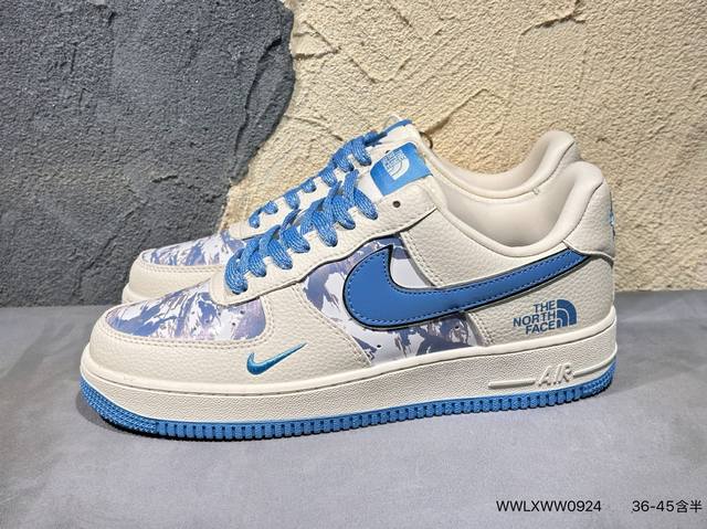 New product launch real shot Nike Af1 wheat strap Lv printing Pure original fac