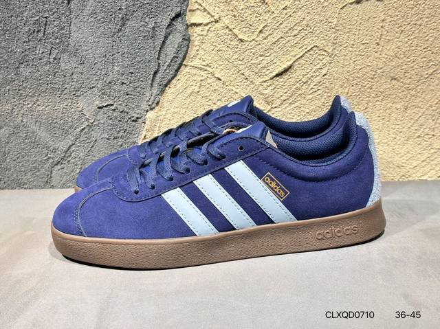 Adidas Neo Vl Court 2.0 All-match single product Suede suede non-slip wear-resis