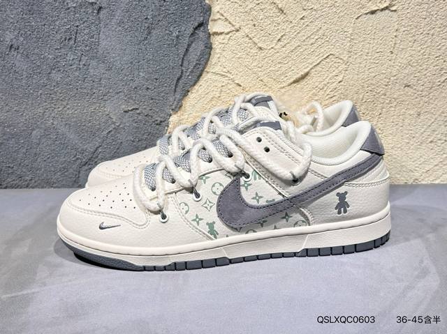 New product launch real shot Lv X Nike Grey Gold Violent Bear This model advoca