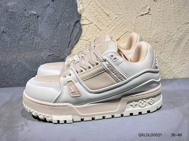 New product launch real shot New Lv Louis Vuitton Louis Vuitton Trainer Sneaker