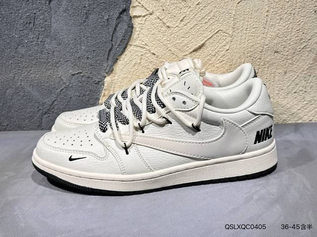 New product launch real shot Travis Scott x Fragment Design x Air Jordan 1 Low O