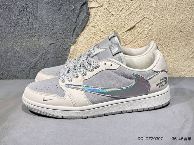Travis Scott x Fragment Design x Air Jordan Aj1 Low Og Sp three-party joint ligh