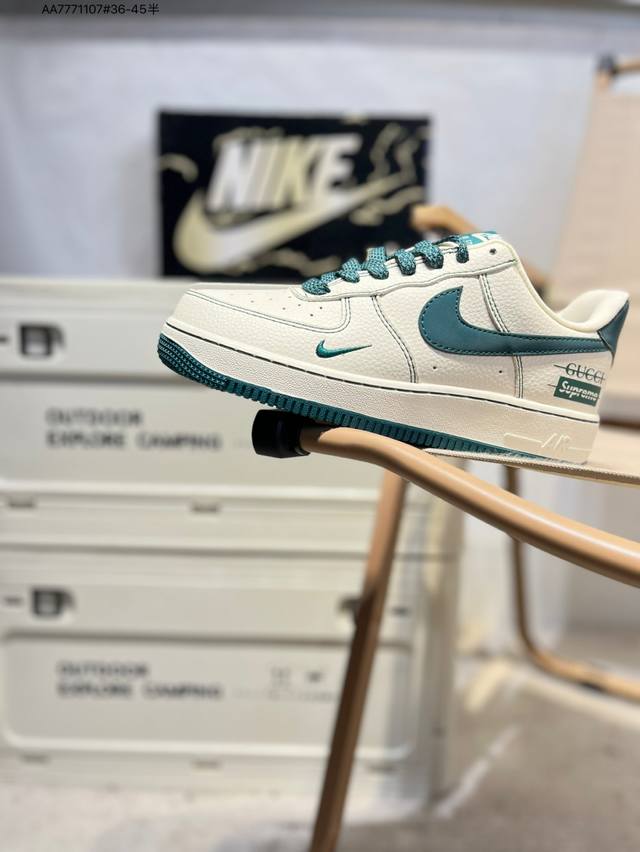 Nk Air Force 1'07 Low Air Force One Low-top Casual Shoes#Customized leather, ori