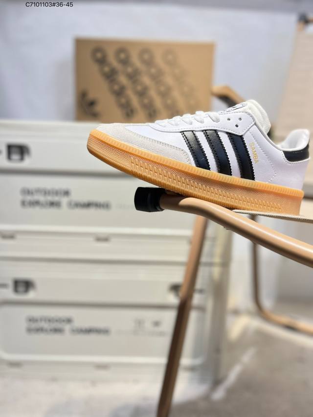 Adidas Samba Xlg low-top thick-soled sports shoes with environmentally friendly