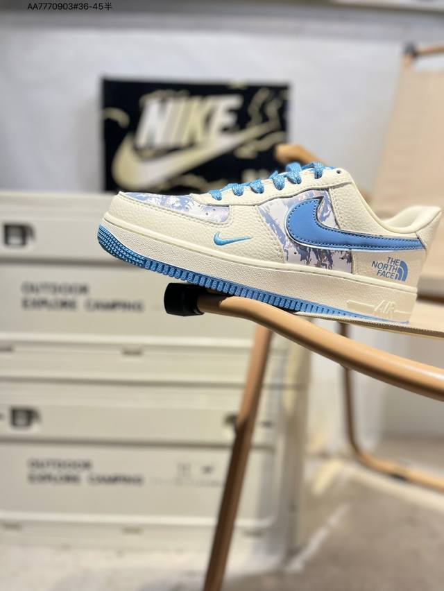 The North Face x Nike Air Force 1 '07 Air Force One versatile casual sports sne