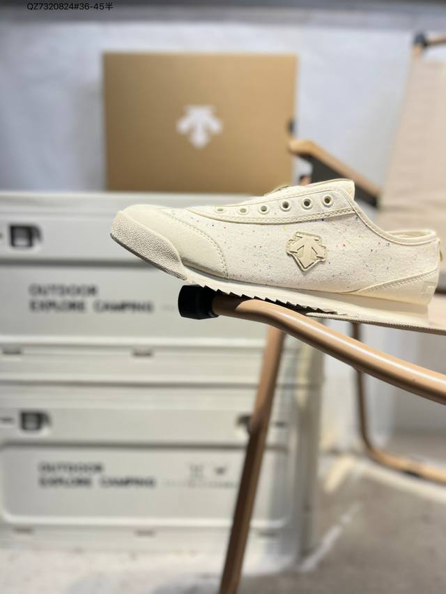 Descente Chron retro canvas sports casual shoes for men and women, comfortable a