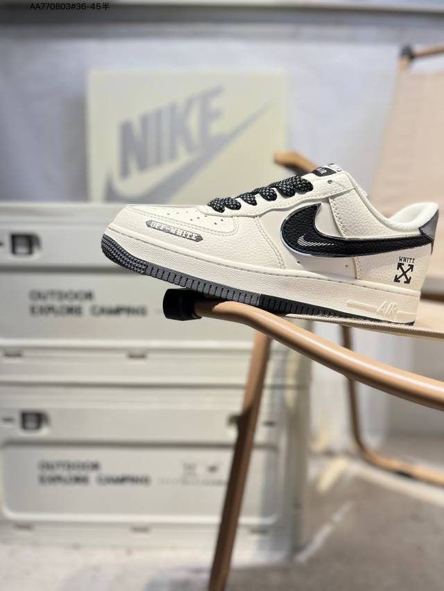 Nk Air Force 1'07 Low Air Force One Low-top Casual Shoes#Customized leather, ori