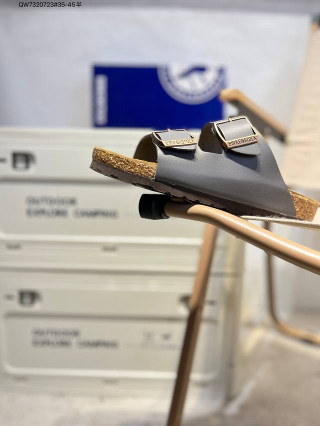 Birkenstock Slippers Leather Cork Slippers Exported to Korea! Are there any sist
