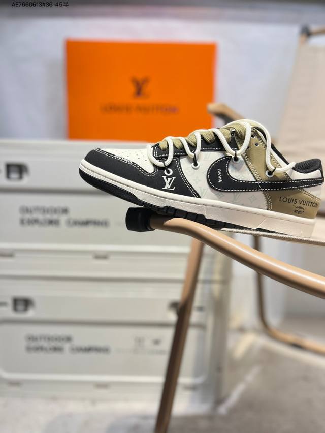 Lv X Nike Sb Dunk Low Made in a big factory Highly recommend the new color schem
