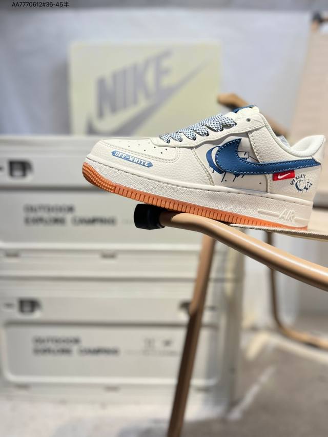 Nk Air Force 1'07 Low Air Force One low-top casual sneakers#Customized leather,