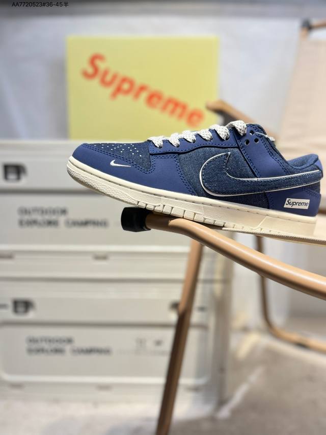 Supreme X Nike Sb Dunk Low Produced by a big factory Highly recommended new colo