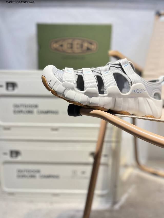 Popular outdoor casual shoe brand-Keen Uneek Flat-M flat-bottomed braided elasti
