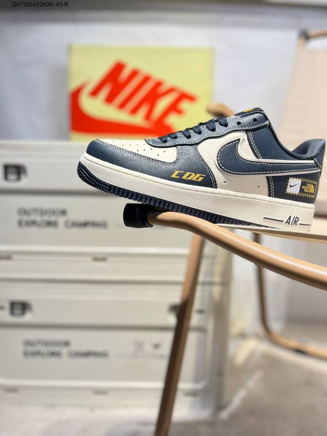The North Face x Nike Air Force 1 '07 Air Force One versatile casual sports sho