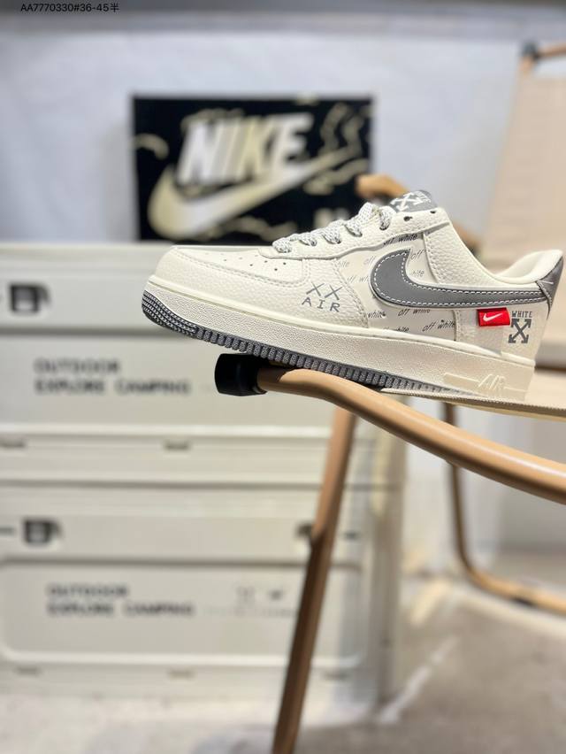 Nk Air Force 1'07 Low Air Force One Low-top Casual Shoes#Customized leather, ori