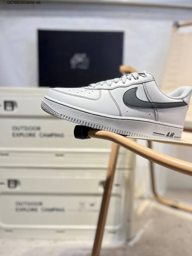 Nk Air Force 1'07 Low Air Force One Low-top Casual Shoes#Customized leather, ori