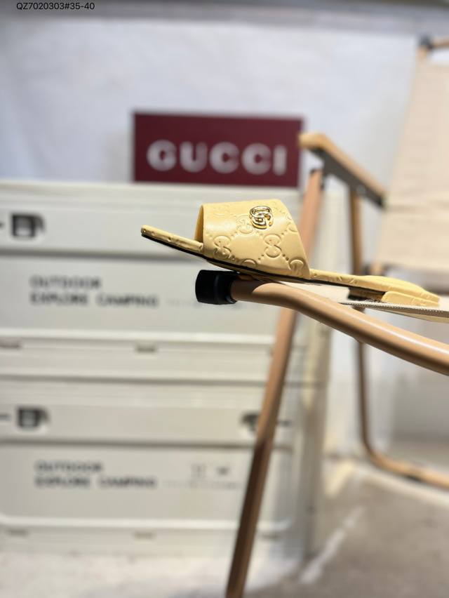 Gucci Chanel flat sandals G34087 Qz7020303#35-40 DDD
