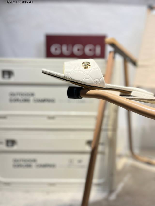 Gucci Chanel flat sandals G34087 Qz7020303#35-40 DDD
