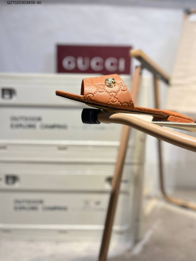 Gucci Chanel flat sandals G34087 Qz7020303#35-40 DDD