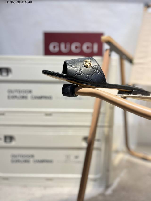 Gucci Chanel flat sandals G34087 Qz7020303#35-40 DDD