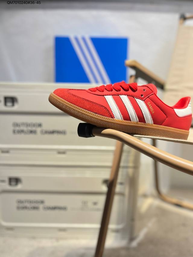 Adidas Originals Samba Og W Comfortable and versatile non-slip wear-resistant lo