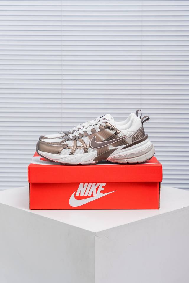 Core Private Nike V2K Run shock-absorbing and non-slip retro low-top running sho