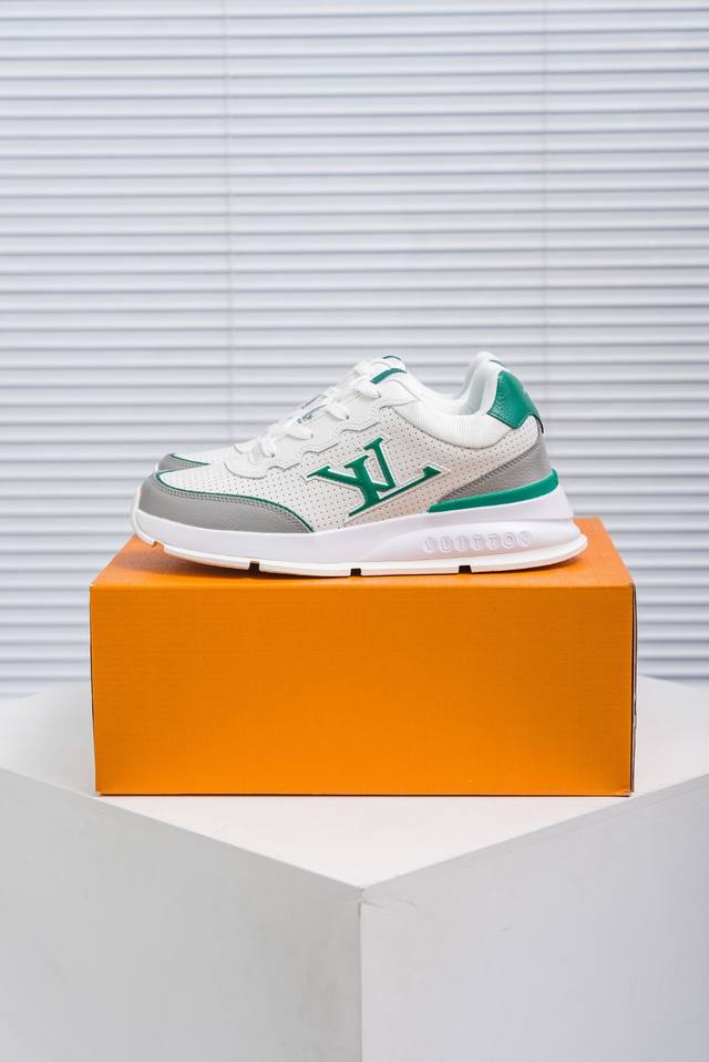 Core Private Louis Vuitton Trainer Sneaker Low Sports Series Low-top Retro All-m