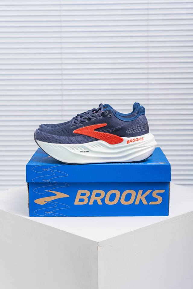 Core Private Brooks Glycerin Max running shoes men's cushioning marathon jogging