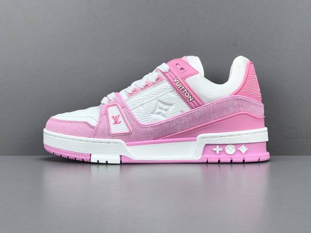 Channel advantage! Counter version: Louis Vuitton Lv Trainer low-top casual snea