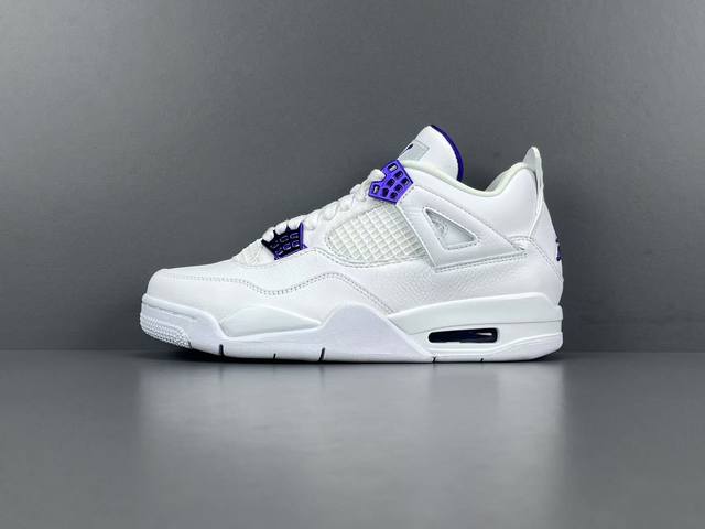 Channel advantage! Pure original Aja4 Jordan Air Jordan 4 Retro Purple Metallic