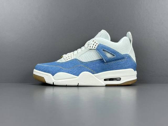 Channel advantage! Pure original Aj4 Jordan Air Jordan 4 Tex "Worn Blue" Fashion