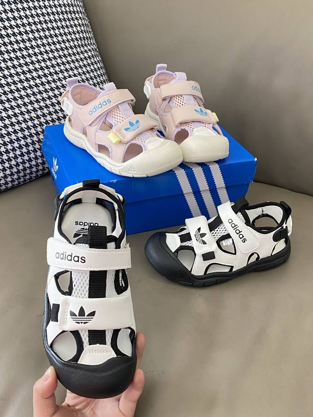 Original picture Ad Children's conch beach sandals with closed toe design to pr