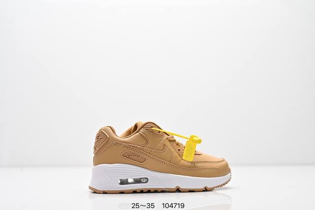 Nike Air Max 90 children's shoes rear half air cushioning sports shoes fashiona