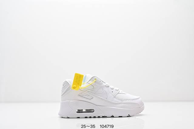 Nike Air Max 90 children's shoes rear half air cushioning sports shoes fashiona