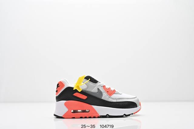 Nike Air Max 90 children's shoes rear half air cushioning sports shoes fashiona