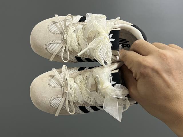 Clover mesh lace bow shoelaces children's casual shoes Size: 24-37 Classic clov
